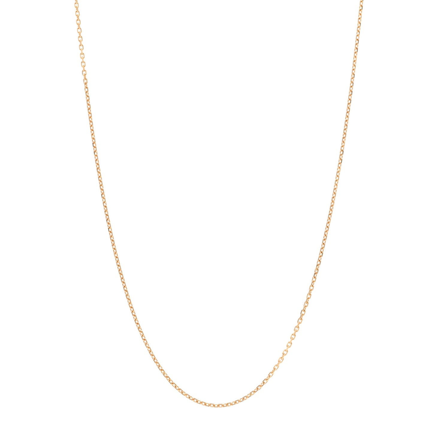 VAN CLEEF & ARPELS 18K Yellow Gold Trace Chain Necklace