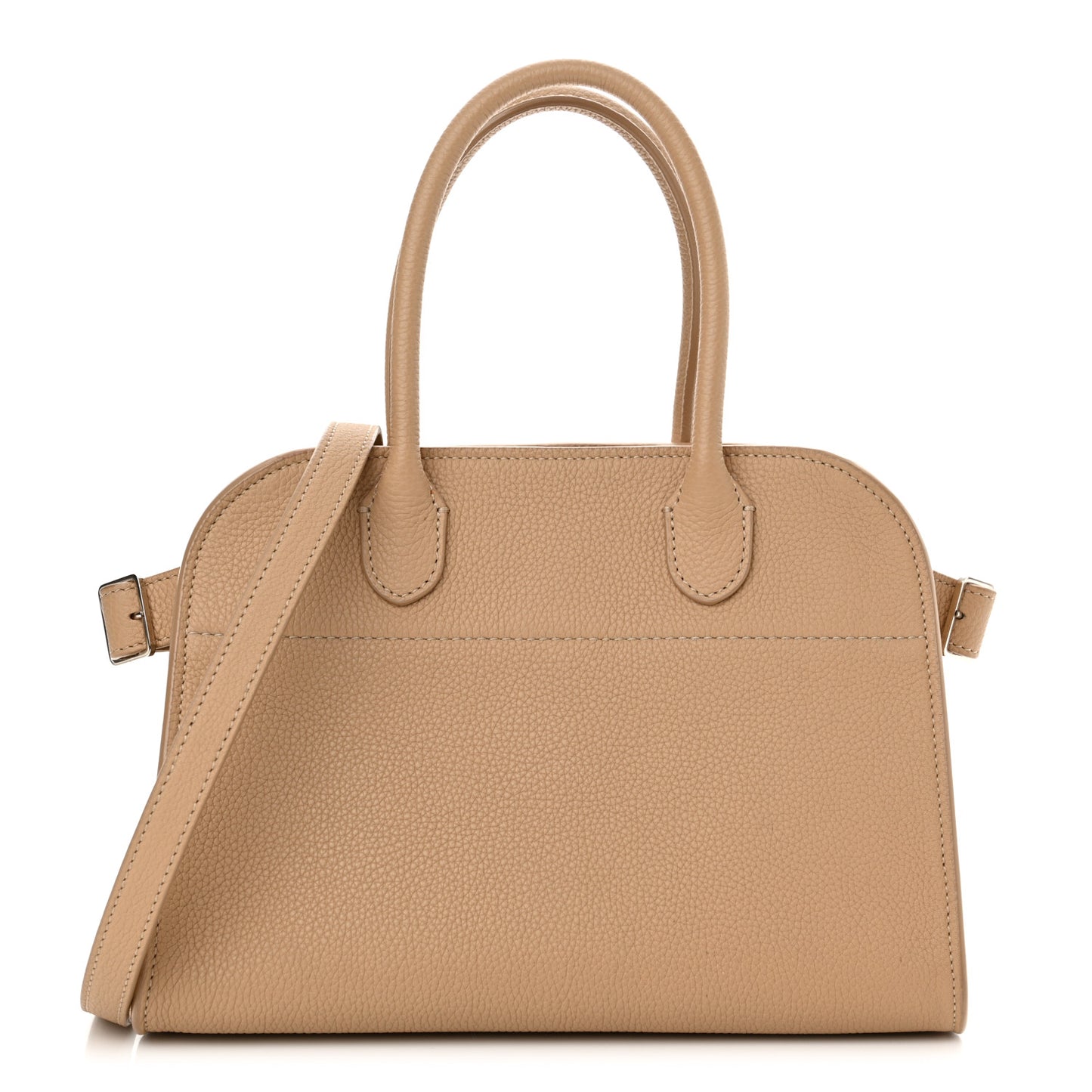 Grained Calfskin Soft Margaux 10 Bag Silk