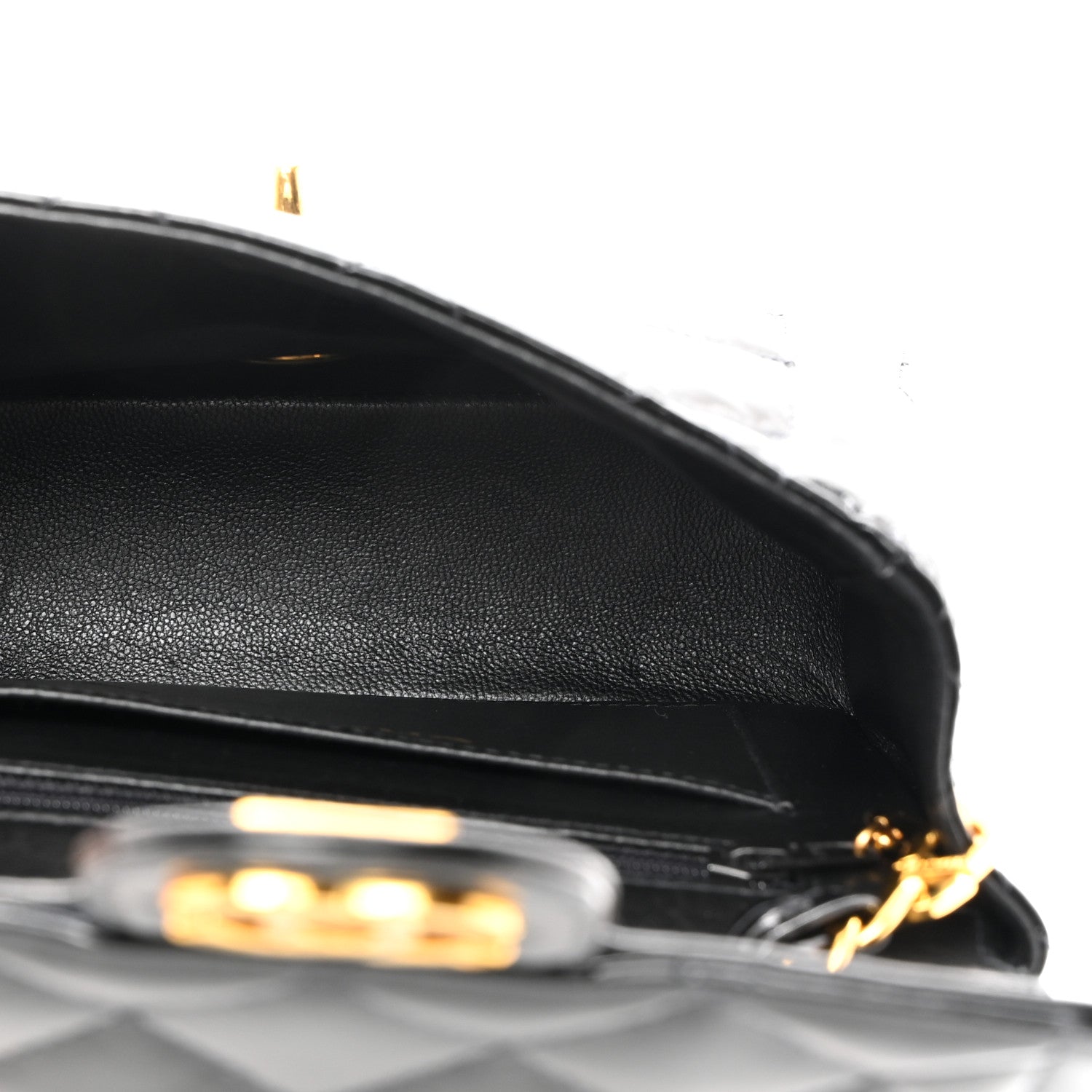 Chanel Patent Calfskin Quilted Mini Square Flap Black 5 of 10