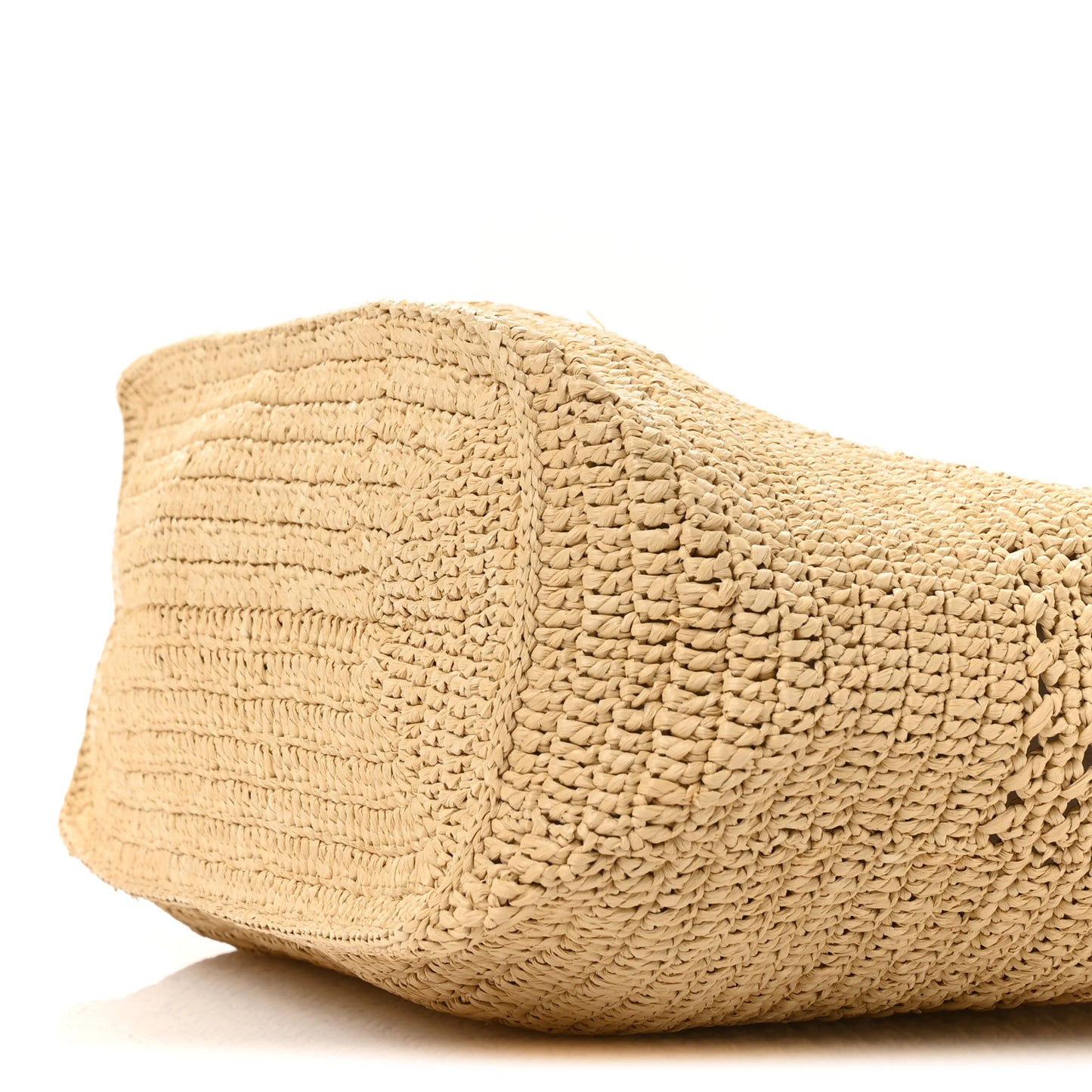 Raffia Monogram Hobo Naturale