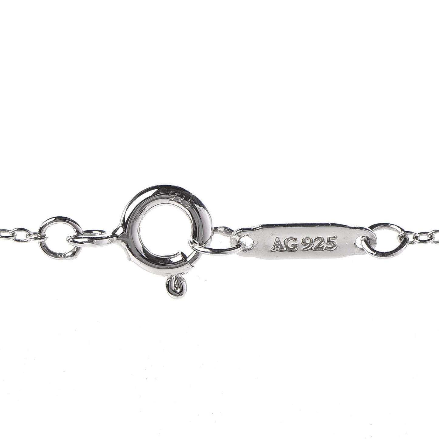 Sterling Silver Teddy Bear Charm Pendant Necklace
