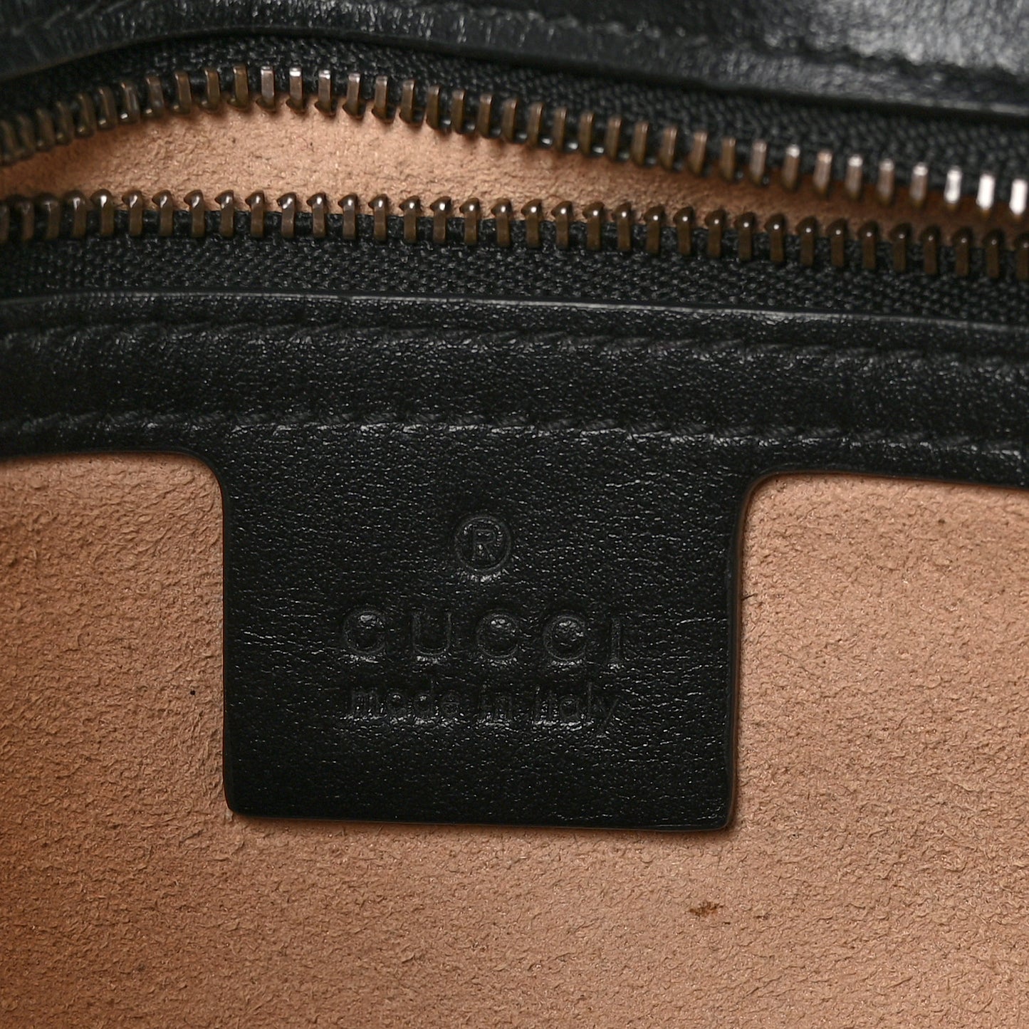 Calfskin Matelasse Small GG Marmont Shoulder Bag Black