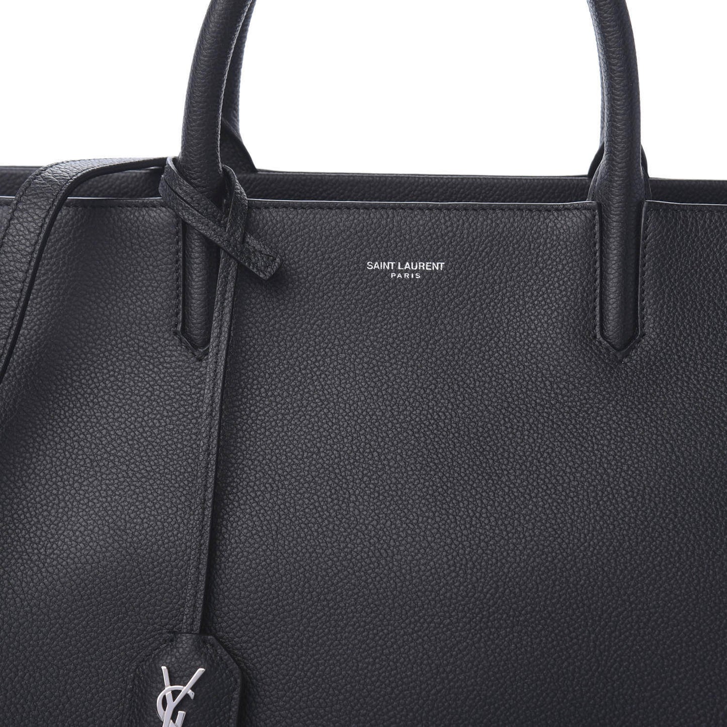 Calfskin Medium Rive Gauche Cabas Navy Blue