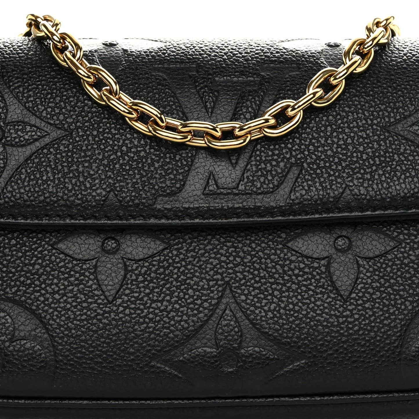 Empreinte Monogram Giant Ivy Wallet On Chain Black