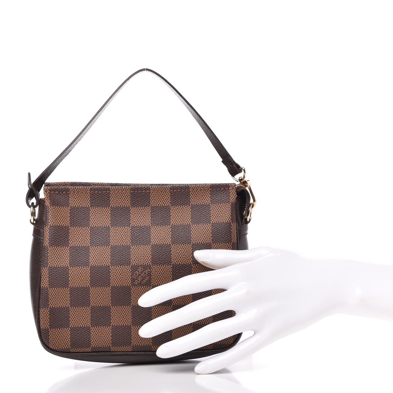 Louis Vuitton Damier Ebene Trousse Make Up Bag Pochette 2 of 10