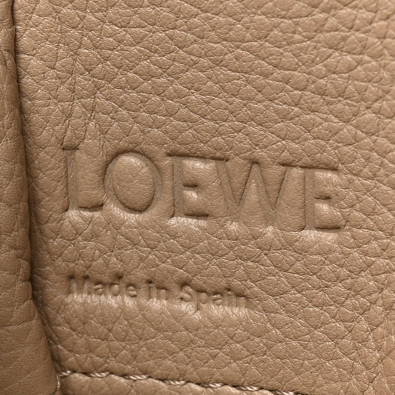 Loewe Calfskin Small Hammock Shoulder Bag Sand Mink 6 of 9