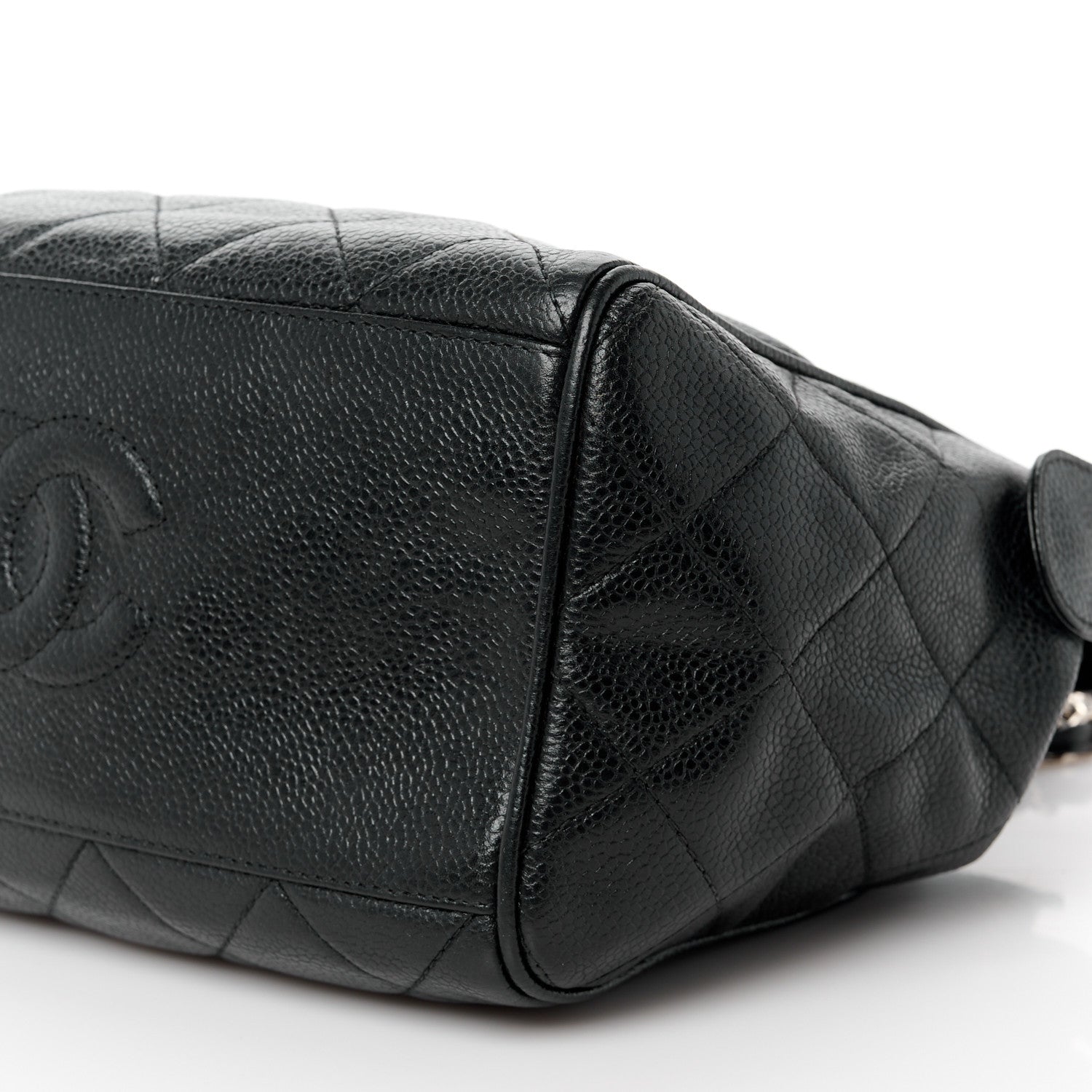 Chanel Caviar Quilted Shoulder Bag Black 12 of 14