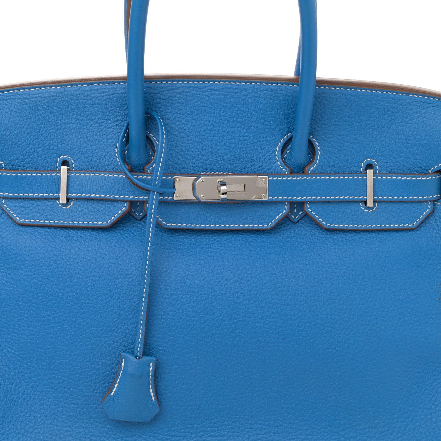 Hermes Togo Bi-Color Birkin 35 Mykonos White 8 of 17