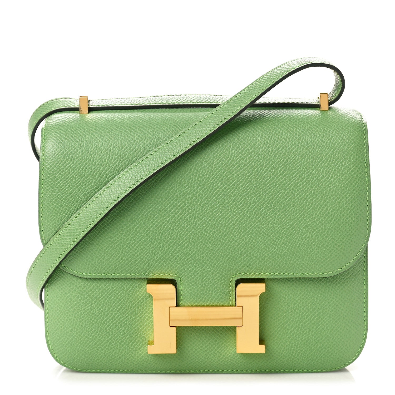 Hermes Epsom Constance 18 Vert Criquet 1 of 11