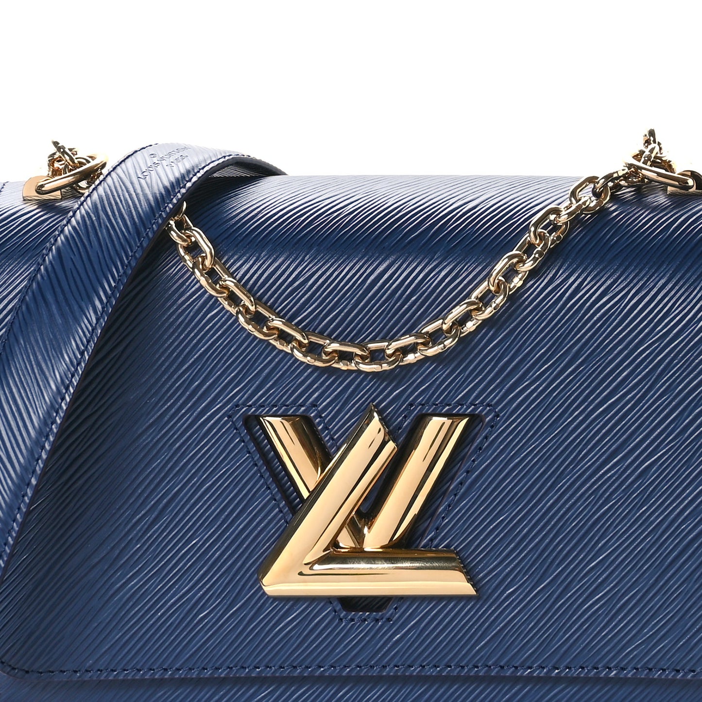 Epi Twist Shoulder Bag MM Indigo