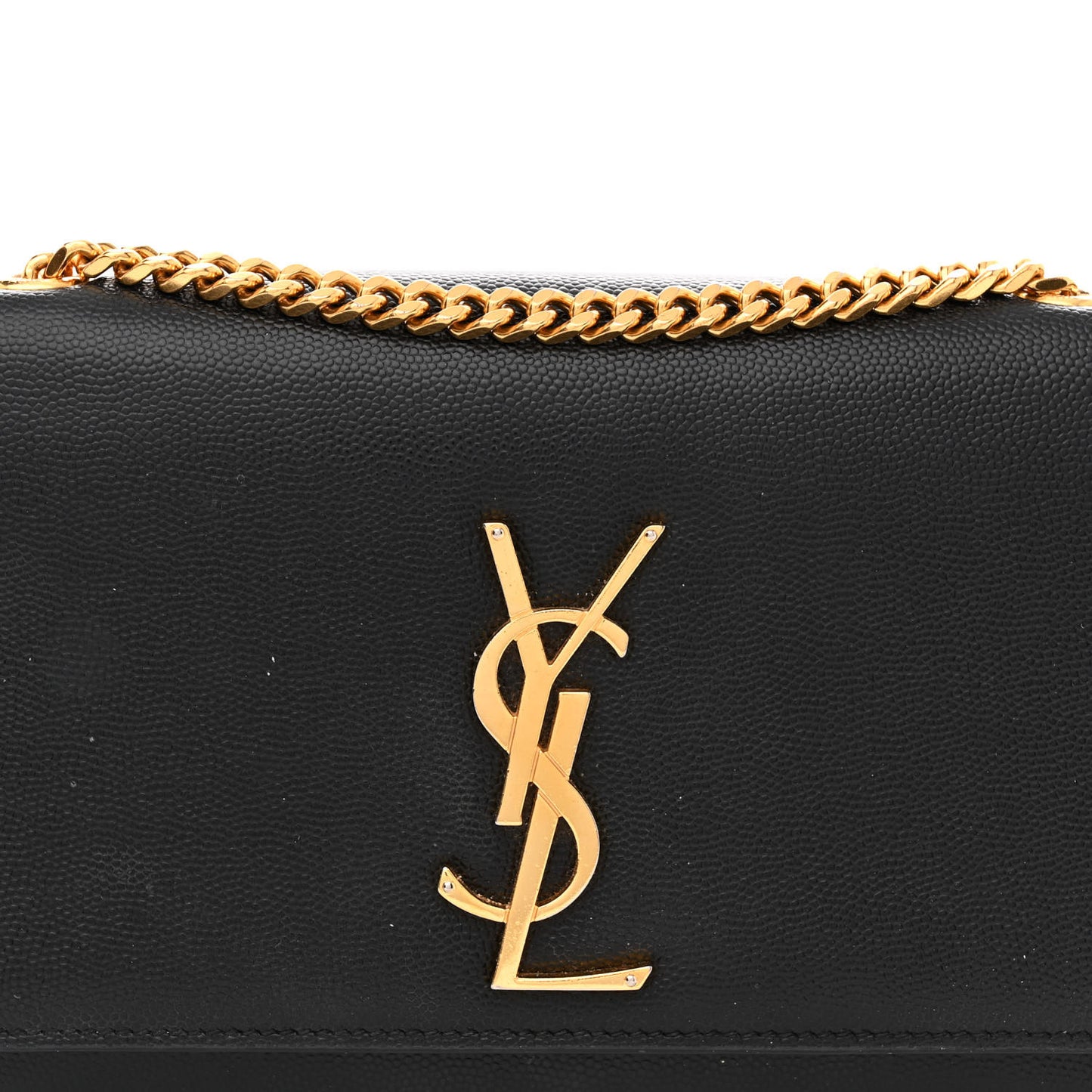 Grain De Poudre Small Monogram Kate Satchel Black