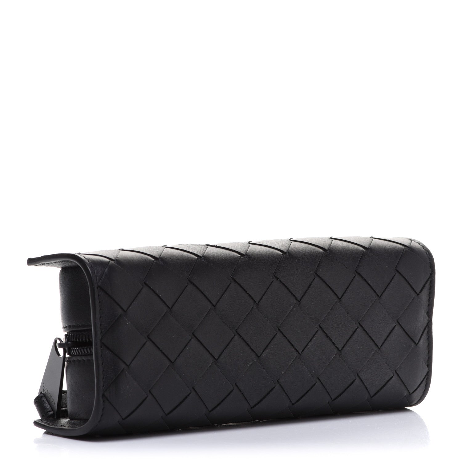 Bottega Veneta Nappa Maxi Intreccio Wristlet Pouch Black 4 of 9