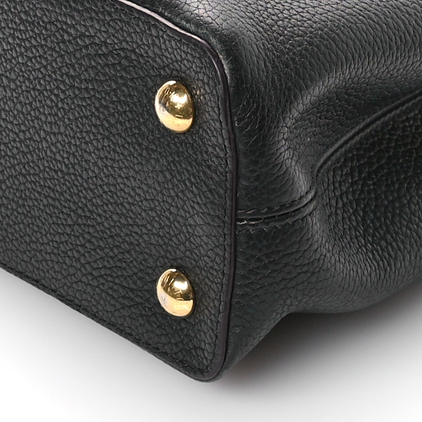 Taurillon Capucines BB Black Fuchsia