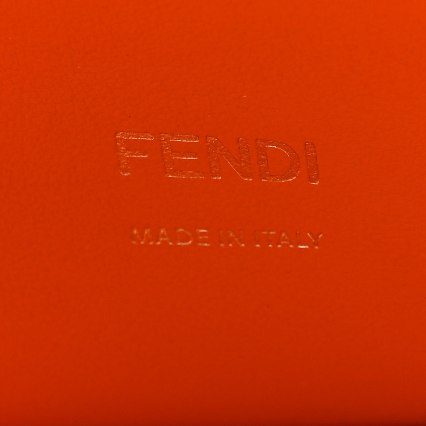 TPU FF Vitello Century F is Fendi Small Kan I Shoulder Bag Aranciata