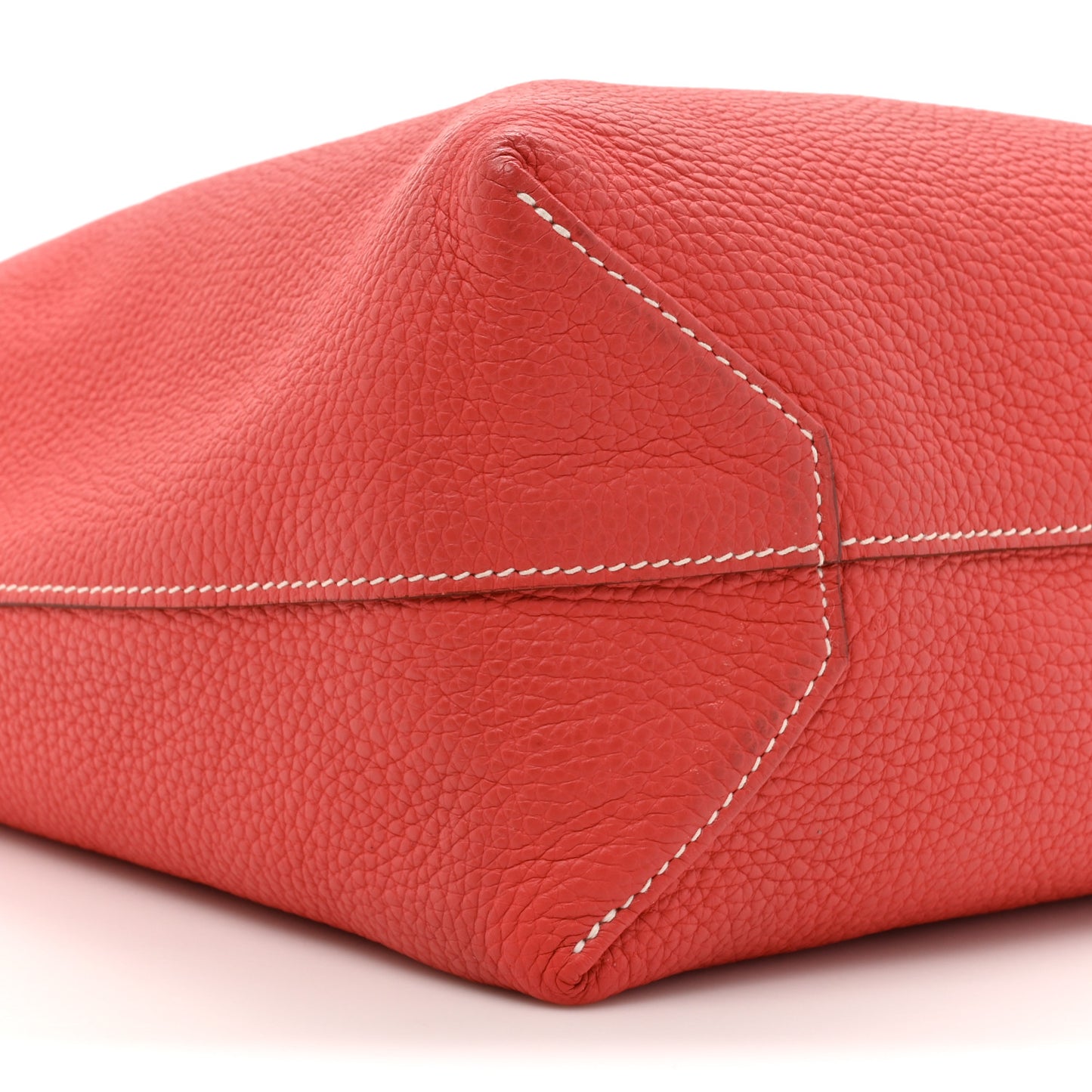Taurillon Clemence Double Sens 45 Reversible Tote Rubis Bougainvillea