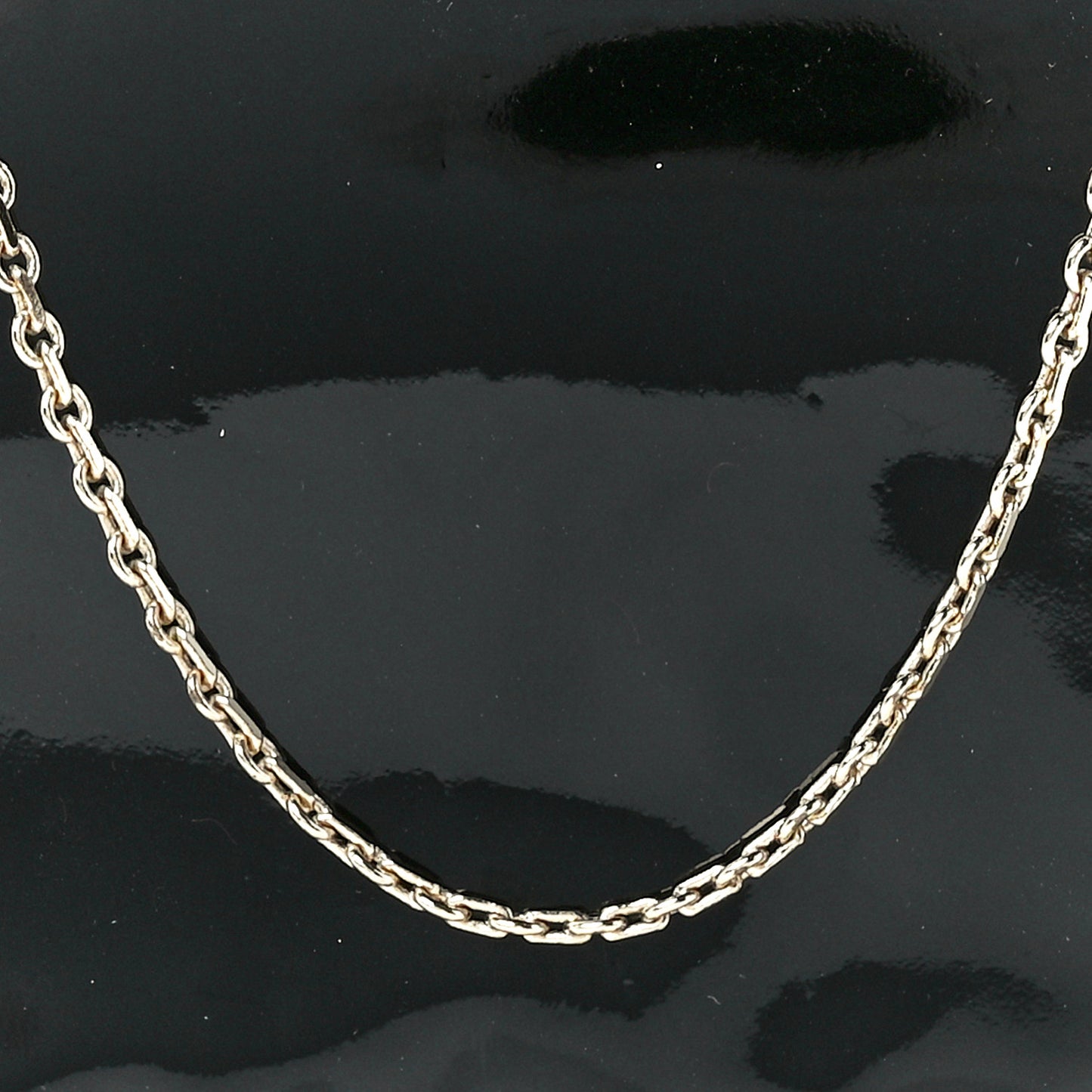 Patent Rockstud Wallet On Chain Black