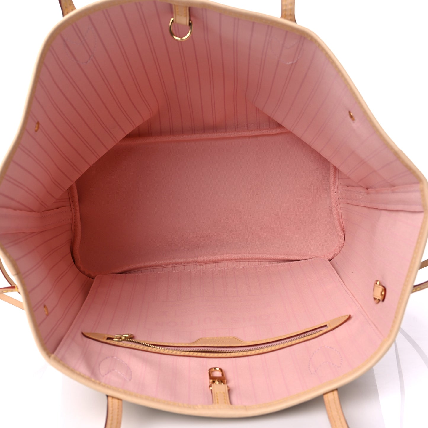 Damier Azur Neo Neverfull MM Rose Ballerine