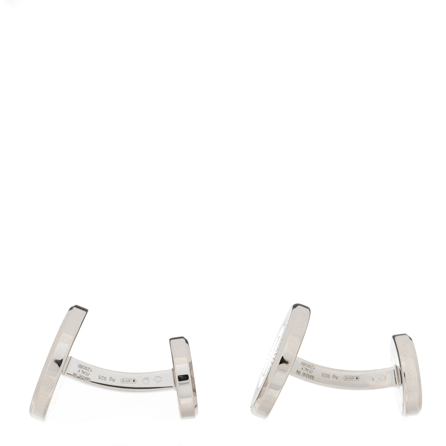 Sterling Silver Palladium C de Cartier Cufflinks