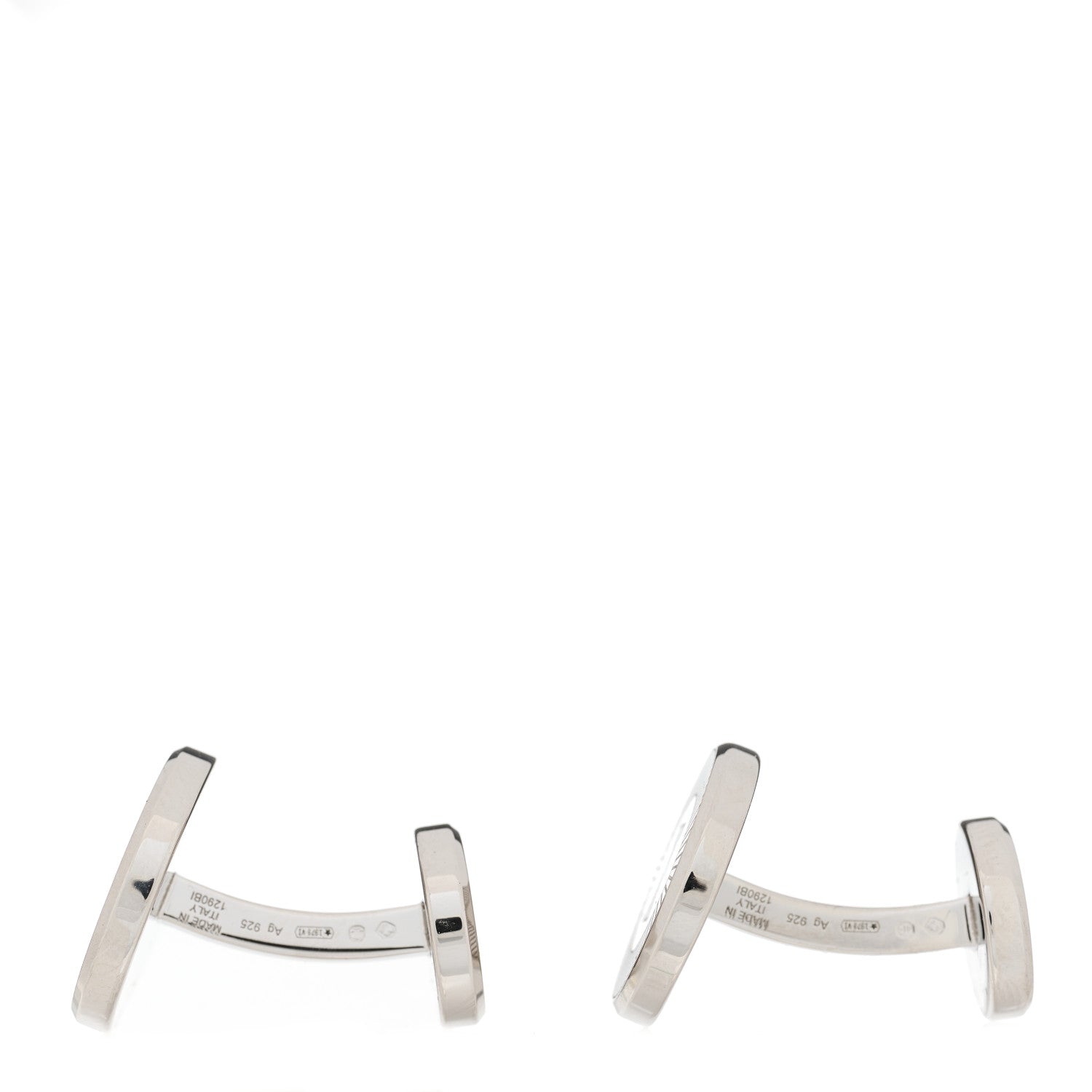 Cartier Sterling Silver Palladium C de Cartier Cufflinks 4 of 6