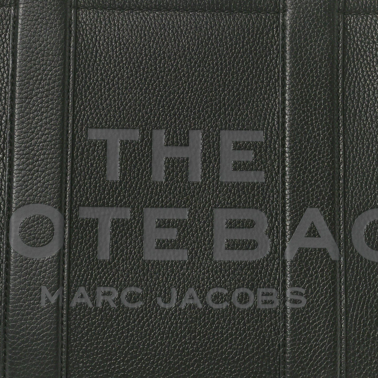 Grained Calfskin Medium The Tote Bag Black