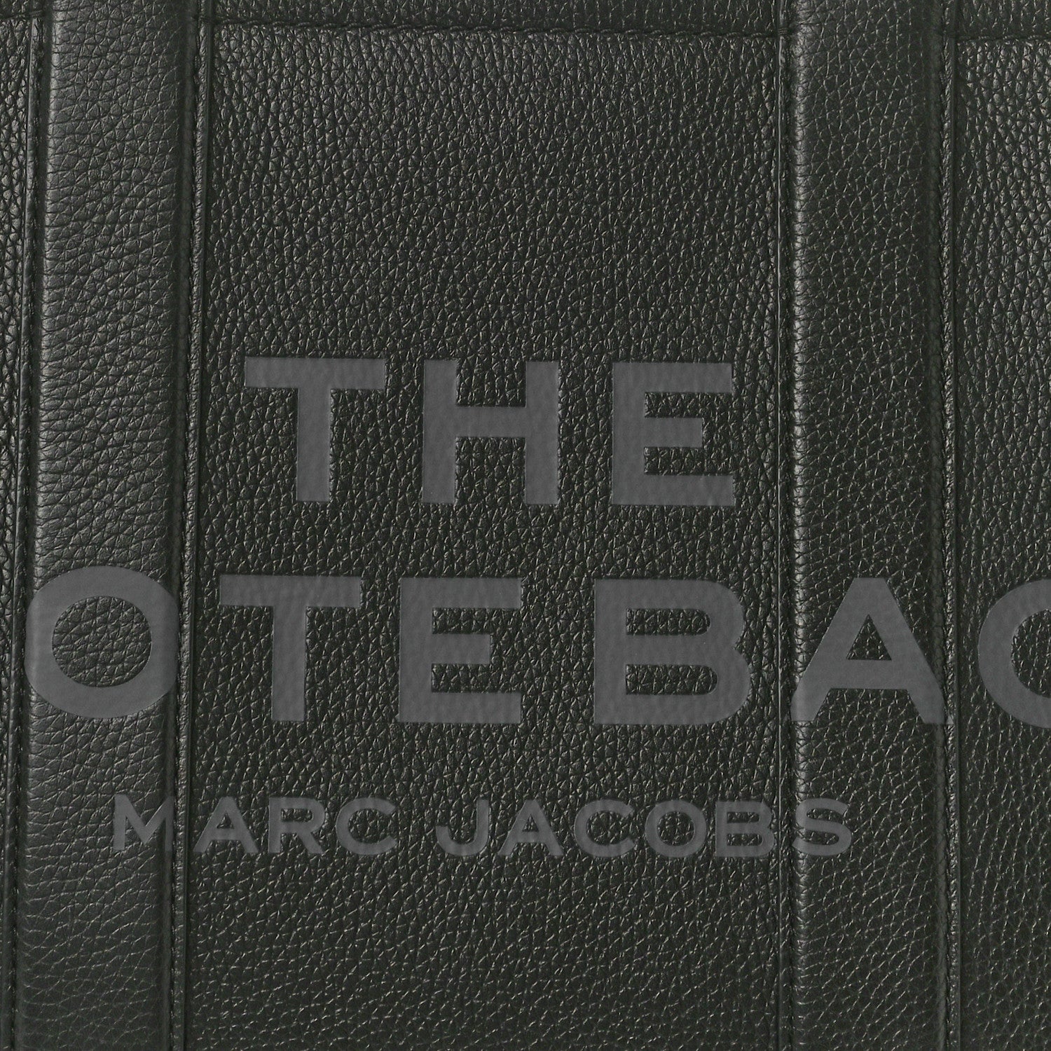 Marc Jacobs Grained Calfskin Medium The Tote Bag Black 8 of 10
