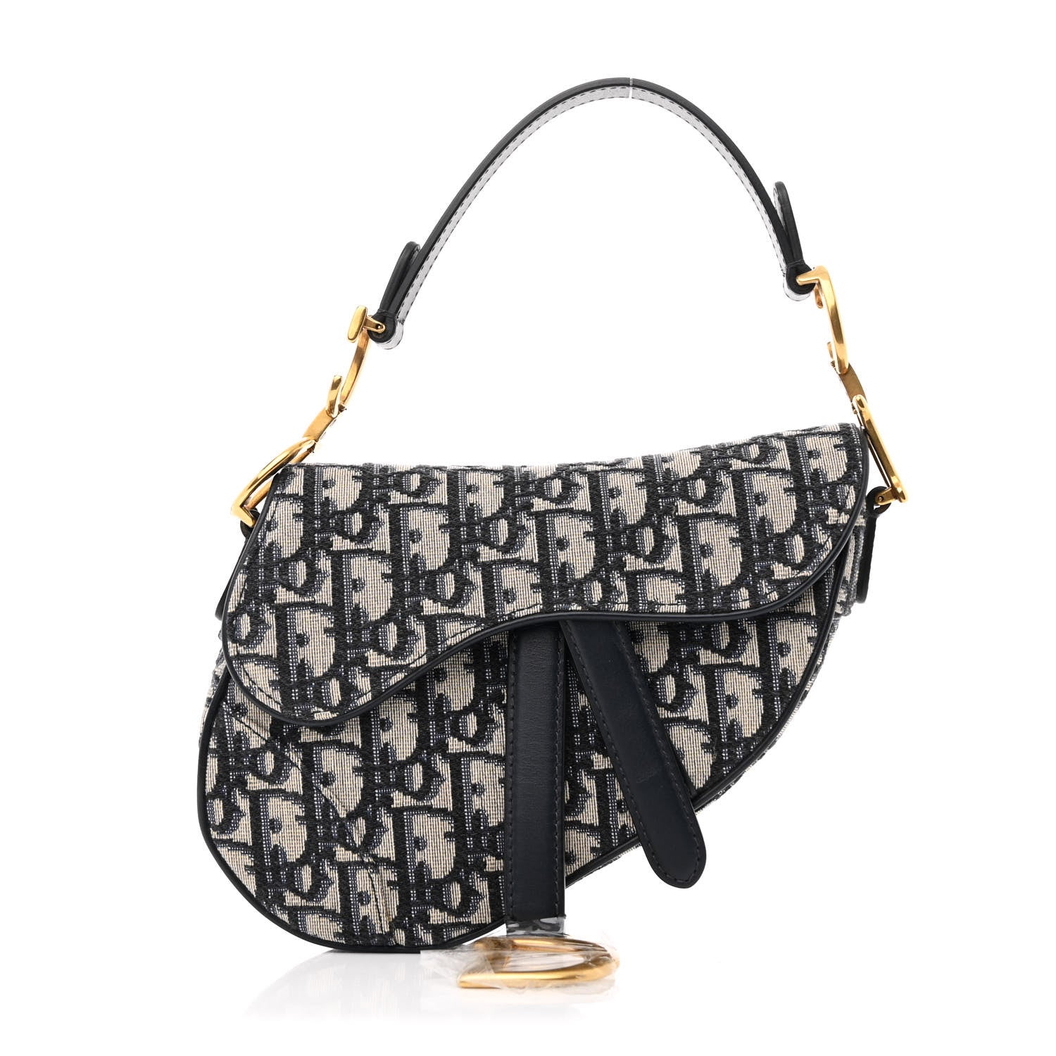 Christian Dior Oblique Mini Saddle Bag Blue 1652600 – FASHIONPHILE