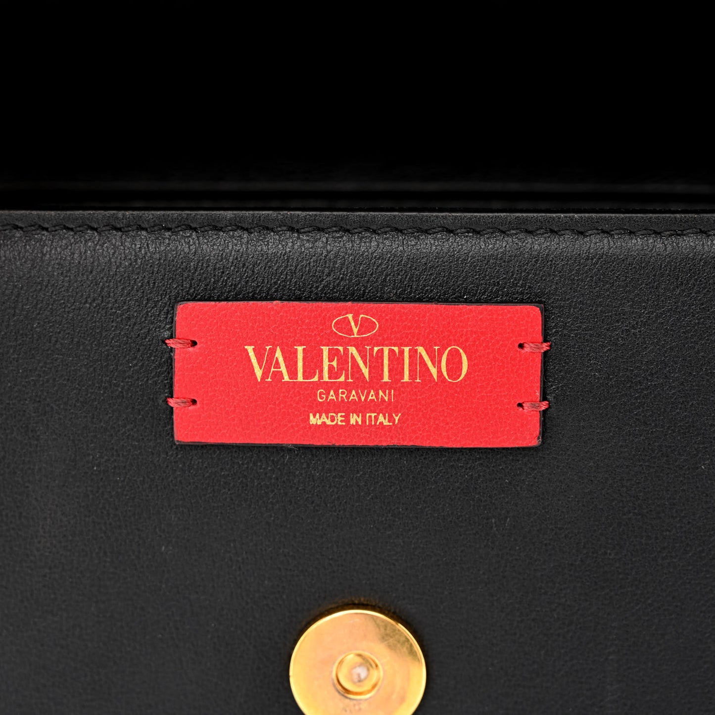 Calfskin Supervee Top Handle Crossbody Bag Black