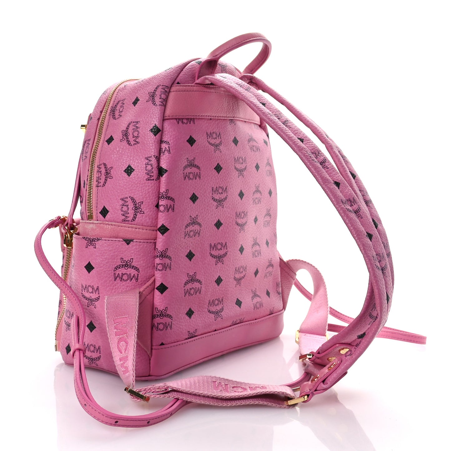 Visetos Studded Small Dual Stark Backpack Pink