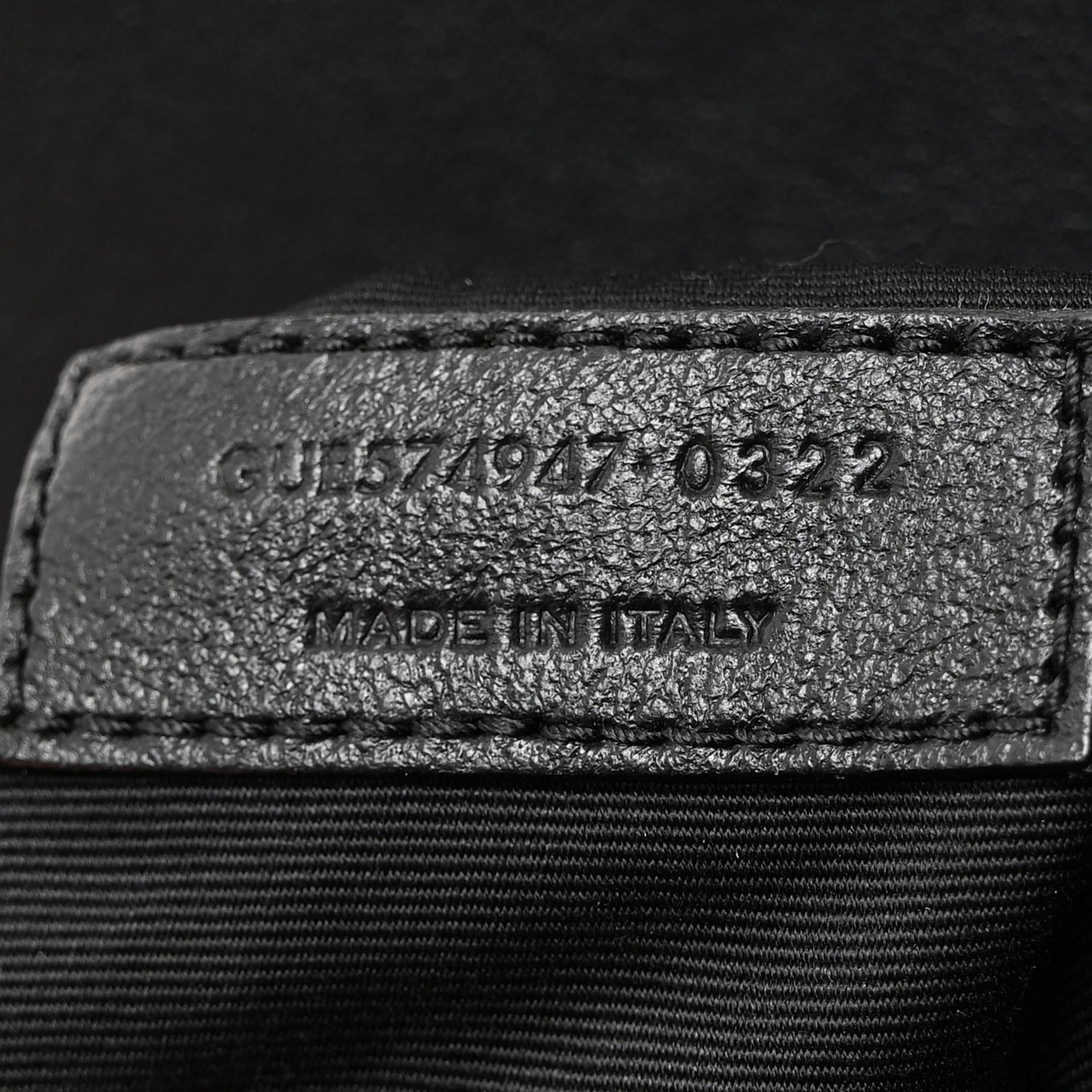 Calfskin Y Quilted Monogram Monochrome Large Loulou Chain Satchel Black