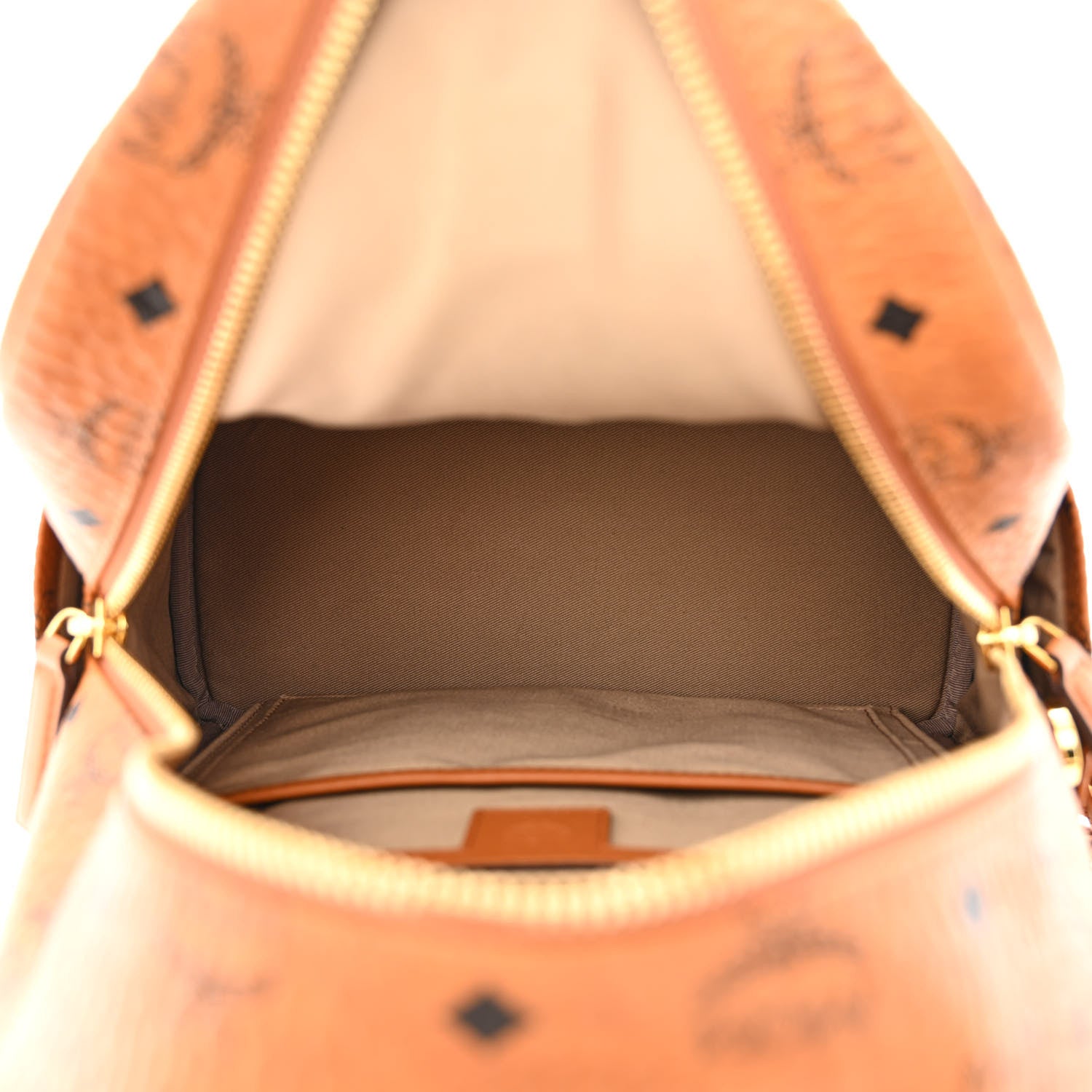 MCM Visetos Year Of The Mouse Small Stark Backpack Cognac 5 of 11
