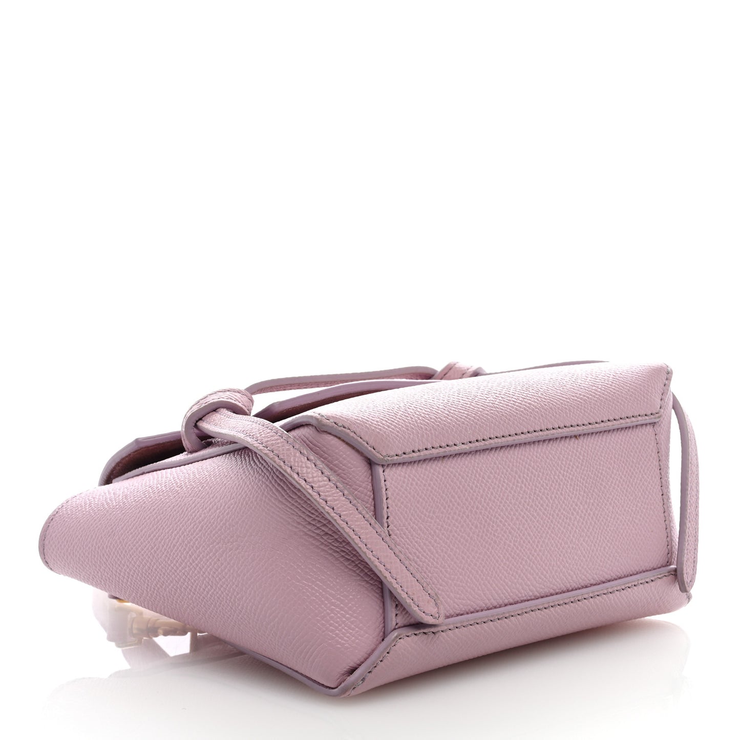 Grained Calfskin Pico Belt Bag Rose Quartz