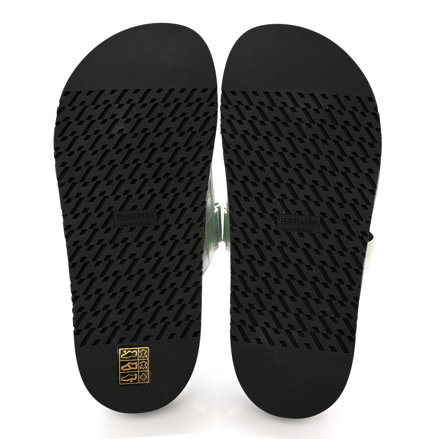 Matte Alligator Womens Chypre Sandals 38.5 Vert D'eau