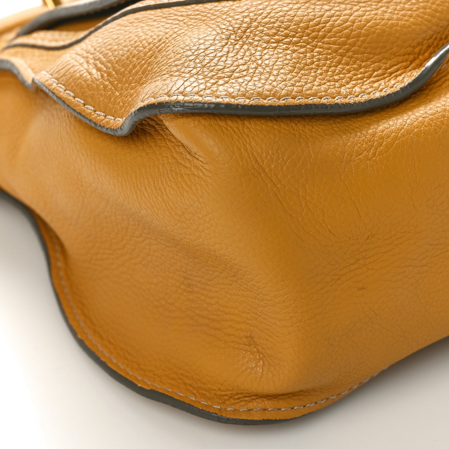 Calfskin Medium Marcie Satchel Sand Shell