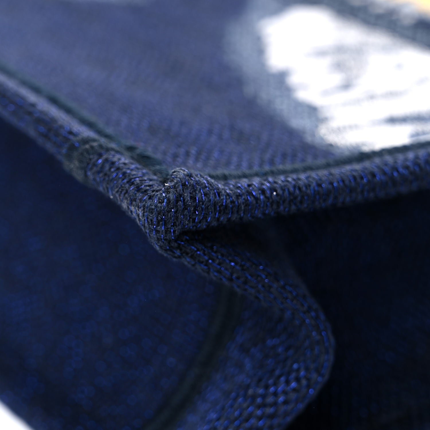 Christian Dior Canvas Embroidered Tie Dye Vertical Book Tote Blue Multicolor 8 of 10