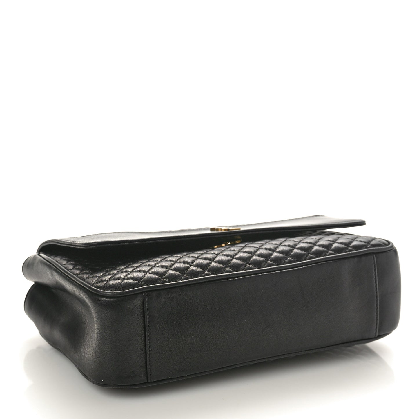 Lambskin Quilted Victoire Shoulder Bag Black