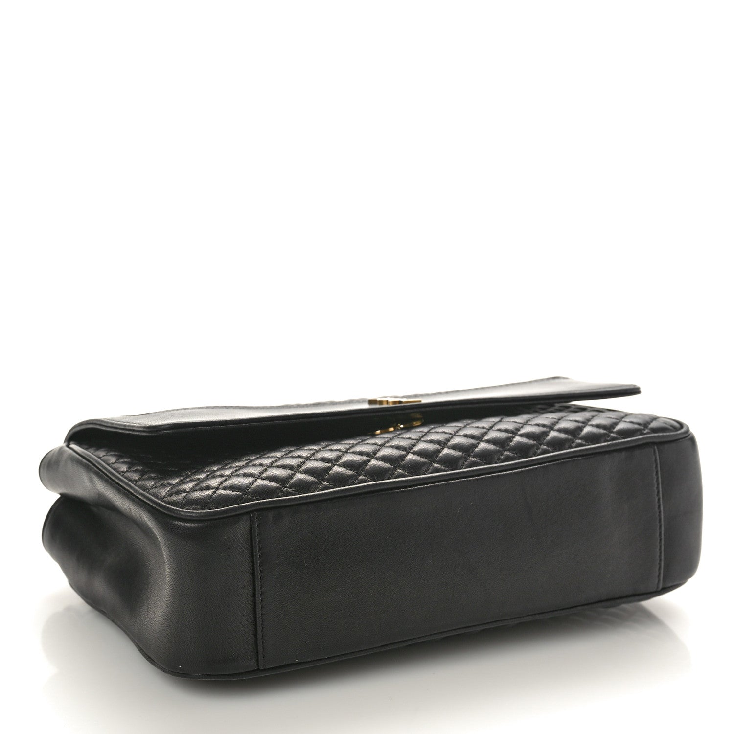 Saint Laurent Lambskin Quilted Victoire Shoulder Bag Black 4 of 10