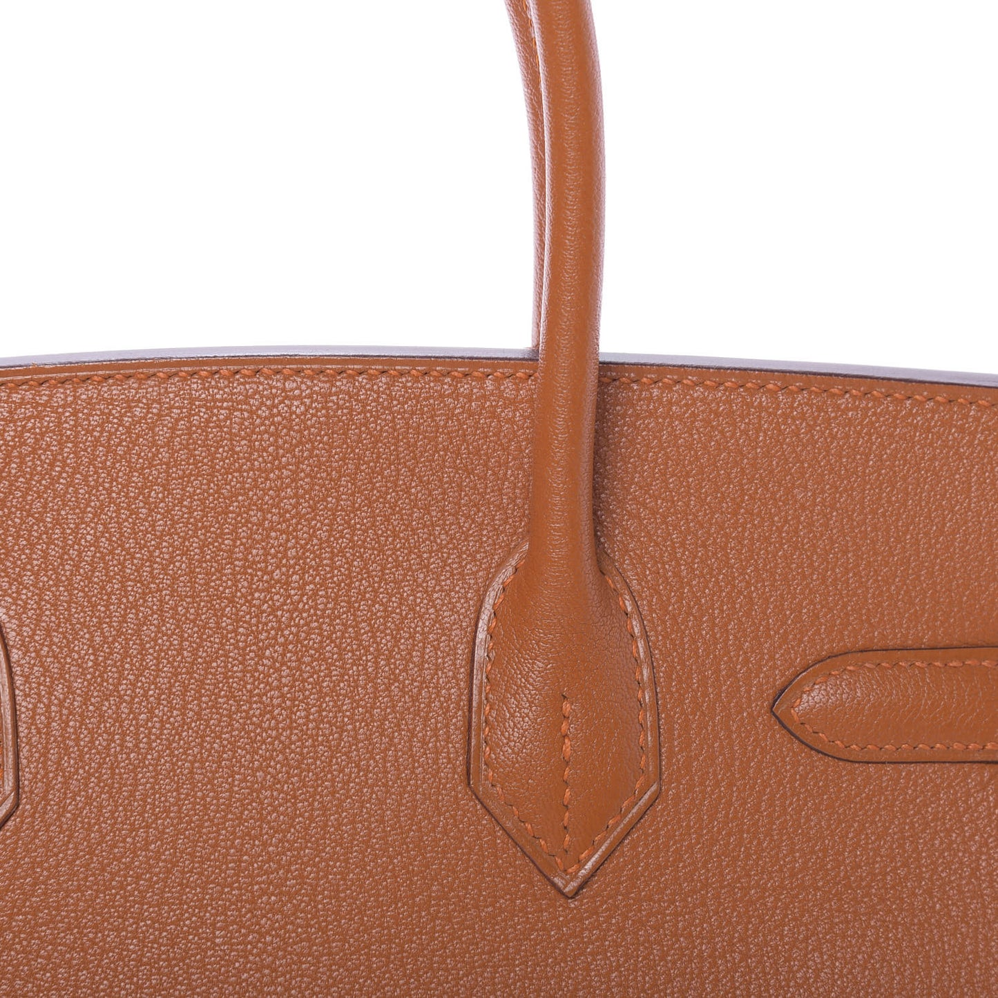 Chevre Birkin 30 Potiron
