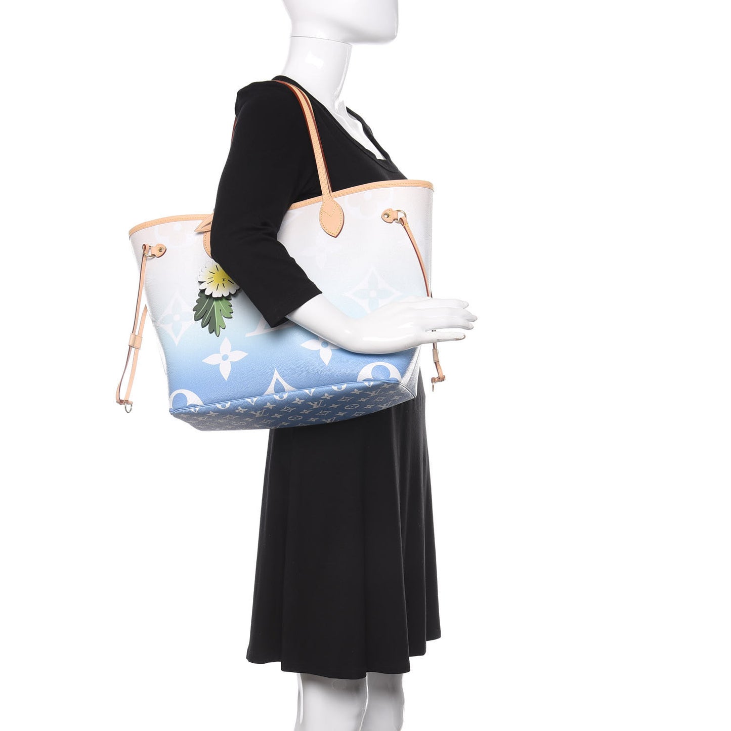 Monogram Giant By The Pool Neverfull MM Blue