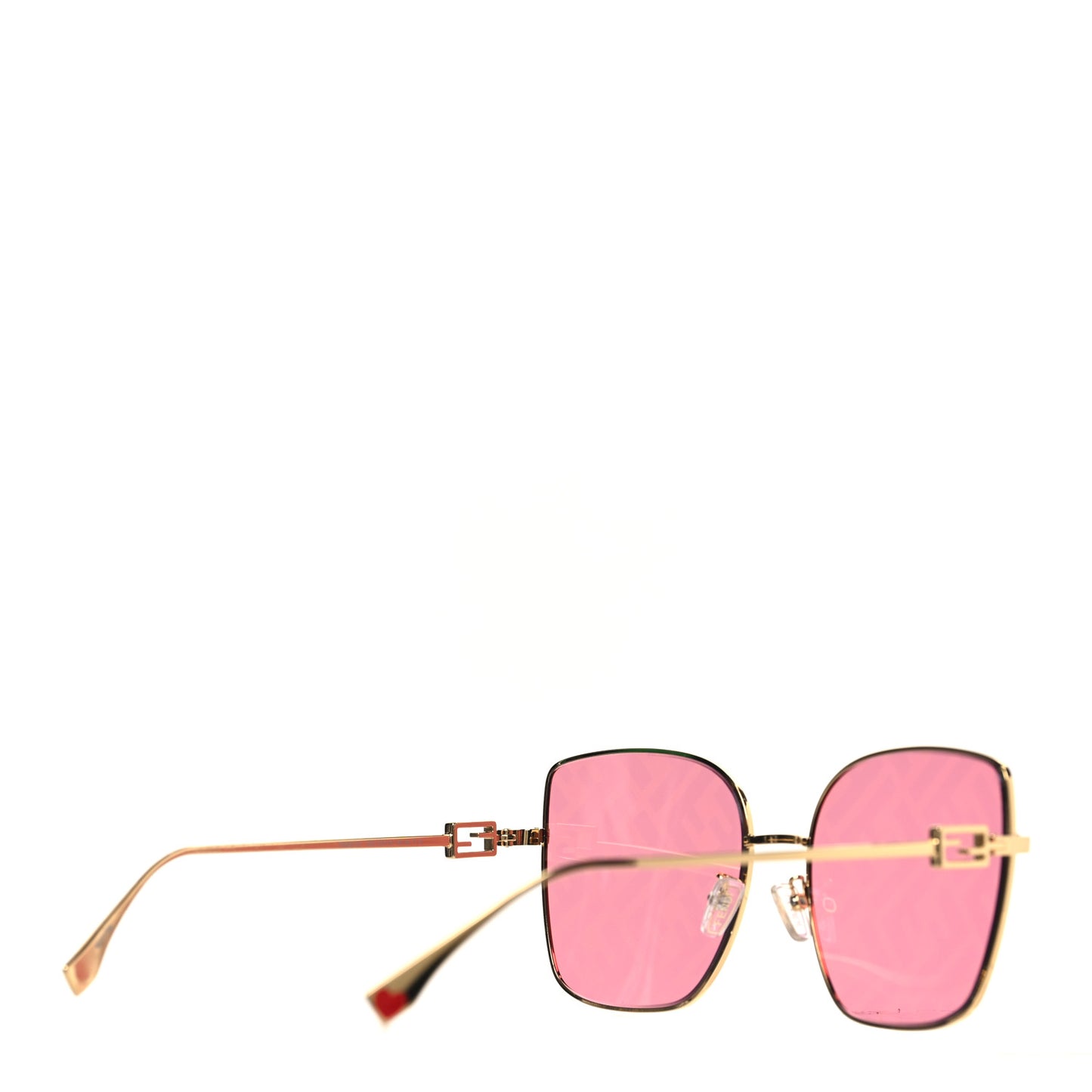Metal Fendi Forever Sunglasses FE40013U Gold Pink
