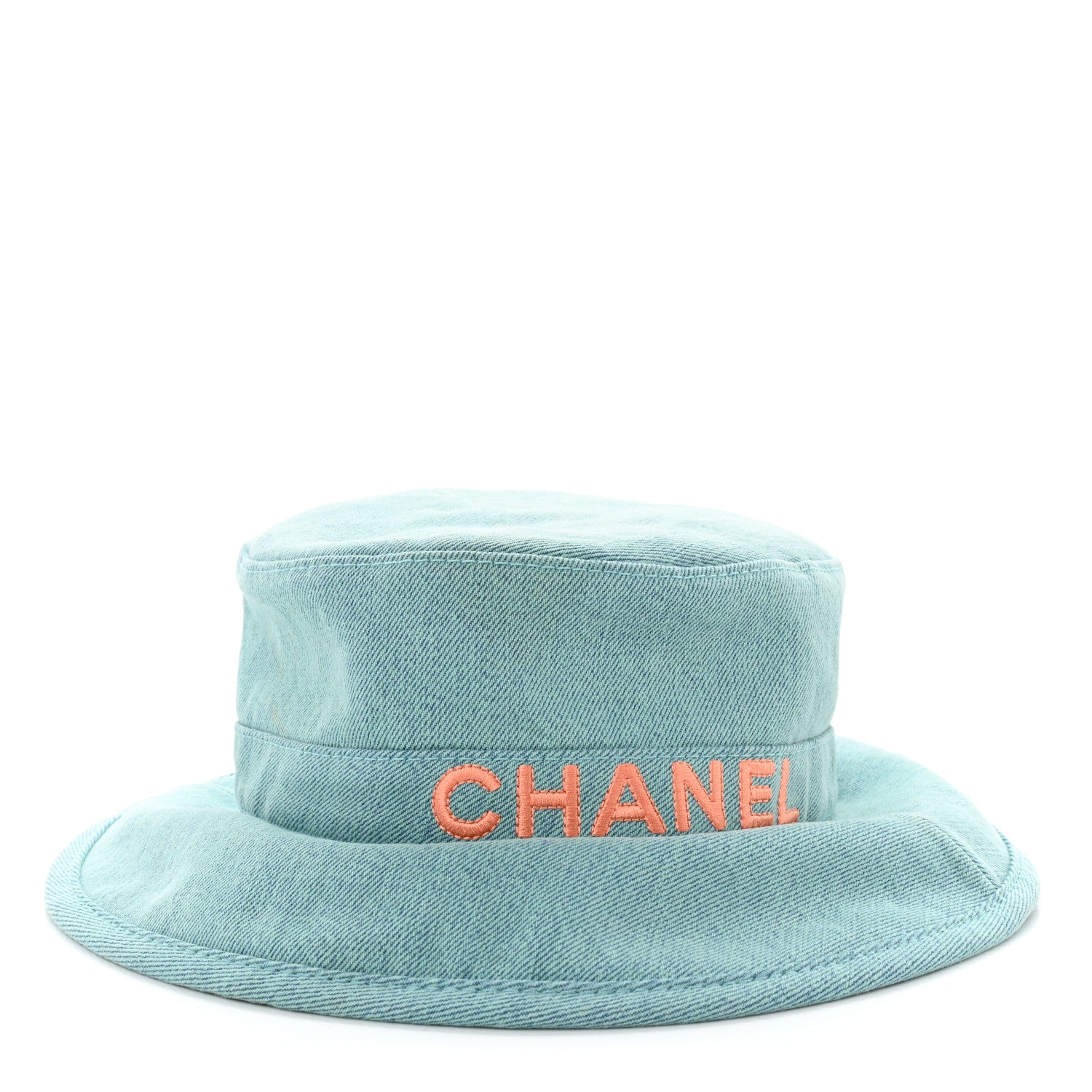 Chanel Denim CC Bucket Hat M Light Blue 1190358 – FASHIONPHILE