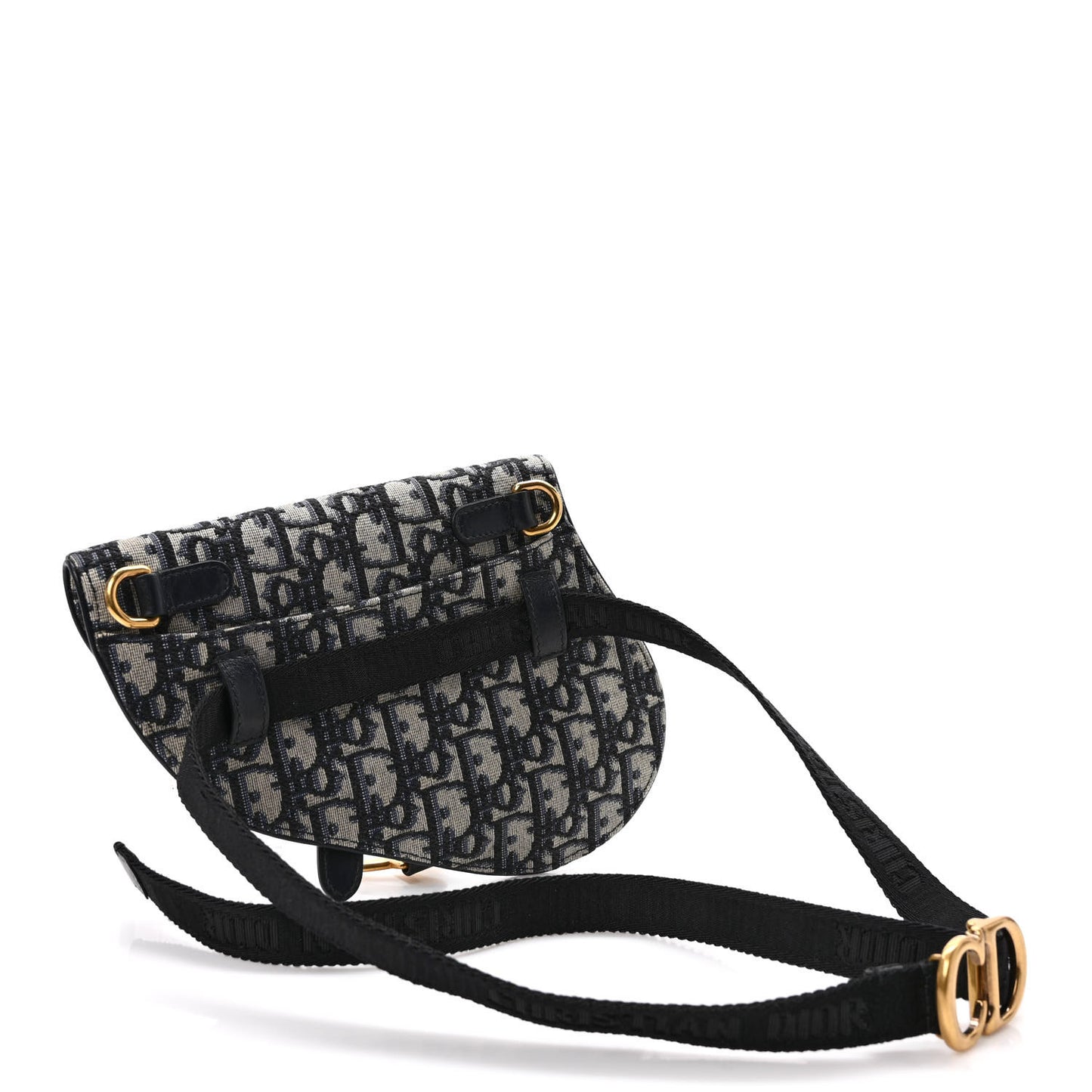 Oblique Saddle Belt Pouch Blue