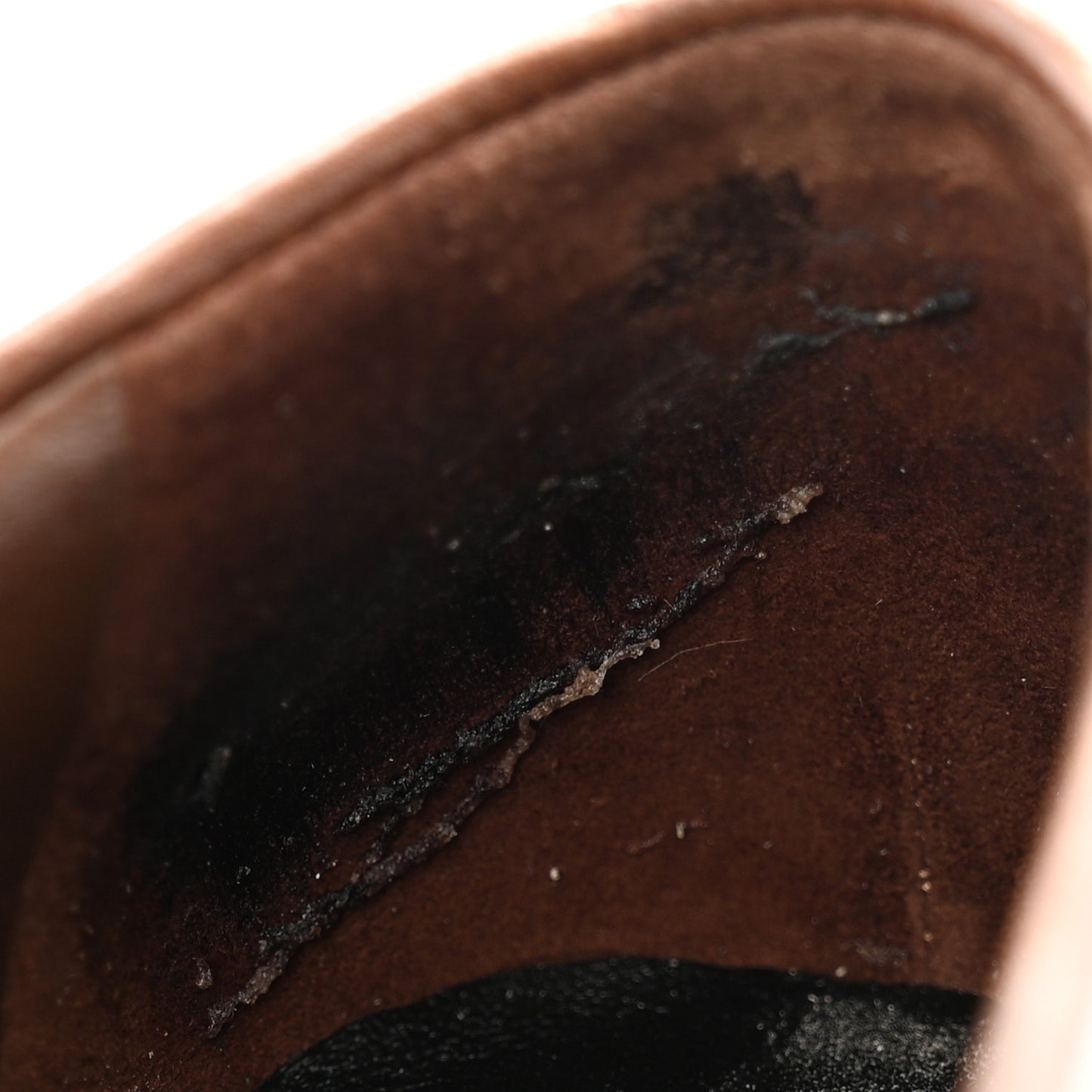 Calfskin Quilted CC Mocassin Loafers 38.5 Brown
