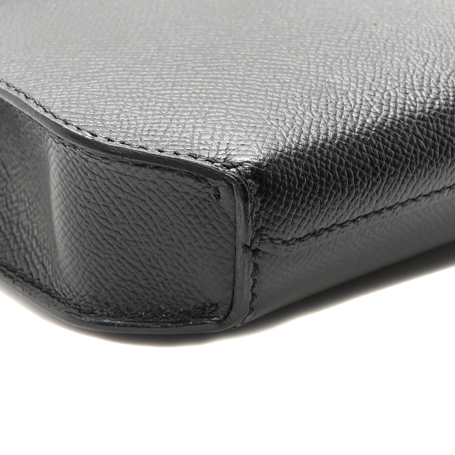 Hermes Epsom Kelly Depeches 25 Pouch Black 10 of 11