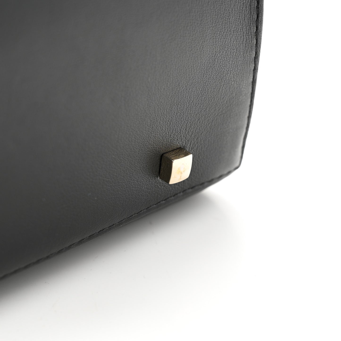 Smooth Calfskin GM Tempete Satchel Black