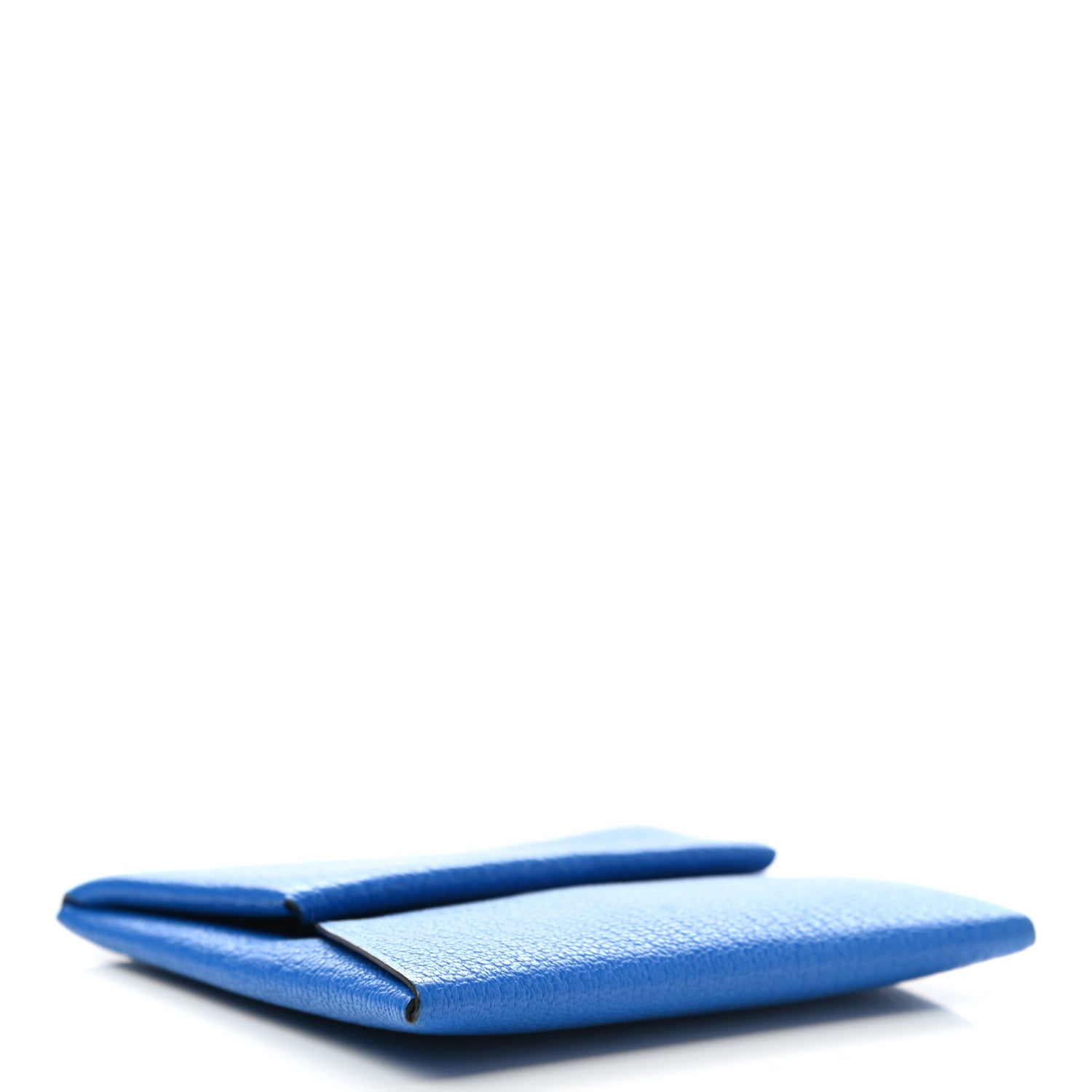 Hermes Chevre Mysore Bastia Coin Purse Bleu Hydra 4 of 6