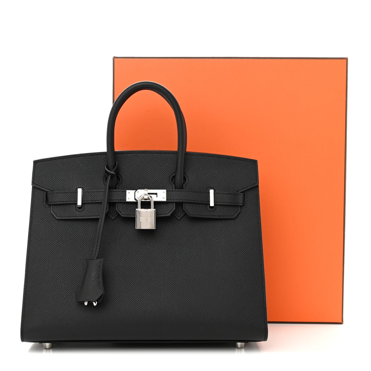 Epsom Birkin Sellier 25 Black