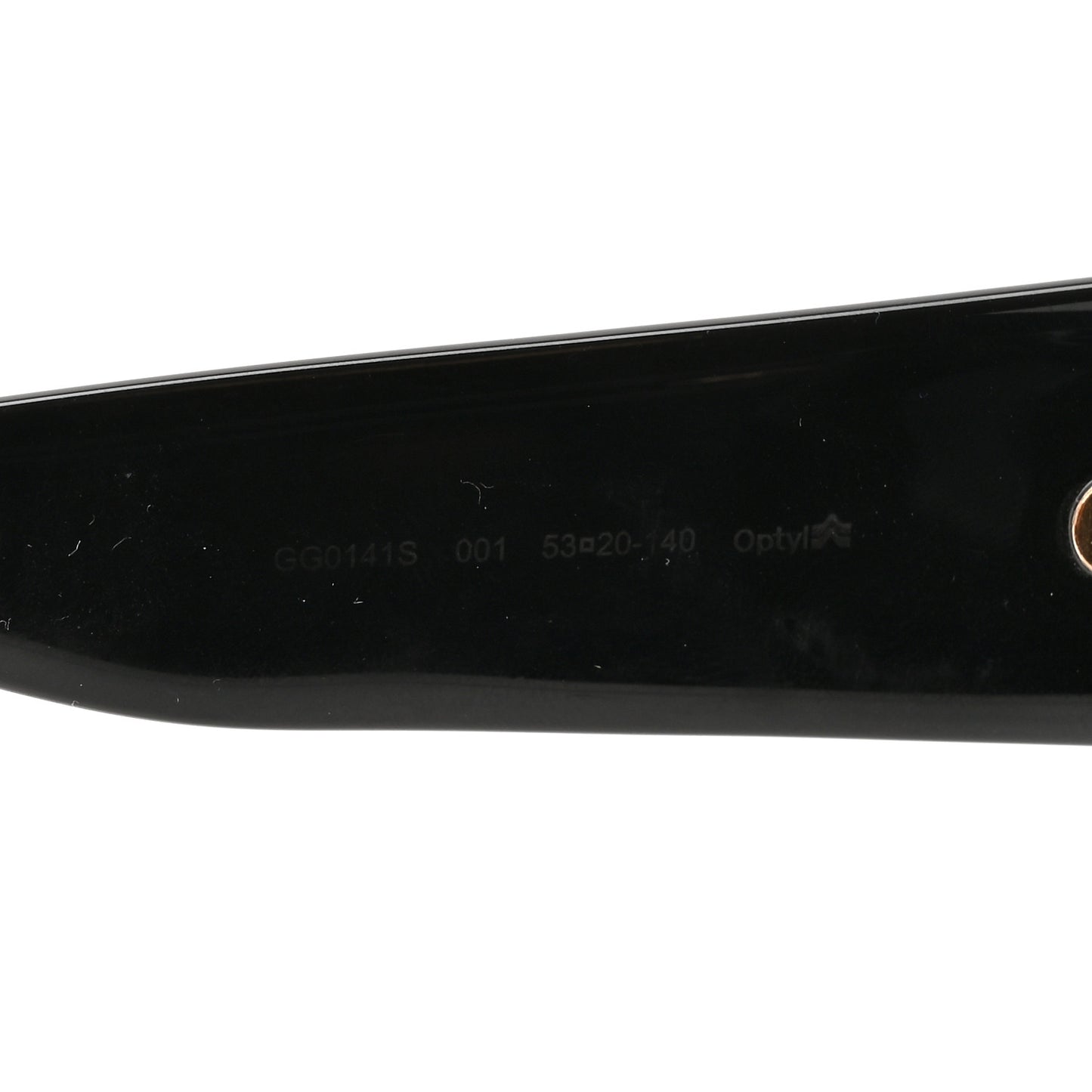 Acetate Square Frame Sunglasses GG0141SN Black