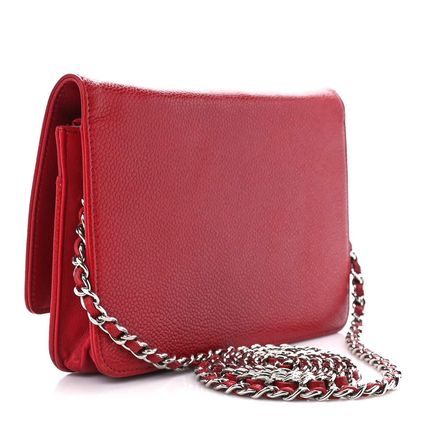 Caviar Timeless CC Wallet on Chain WOC Red
