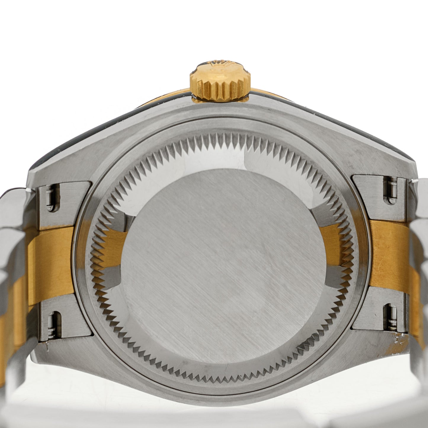 Stainless Steel 18K Yellow Gold Diamond 28mm Oyster Perpetual Datejust Watch Silver 279173