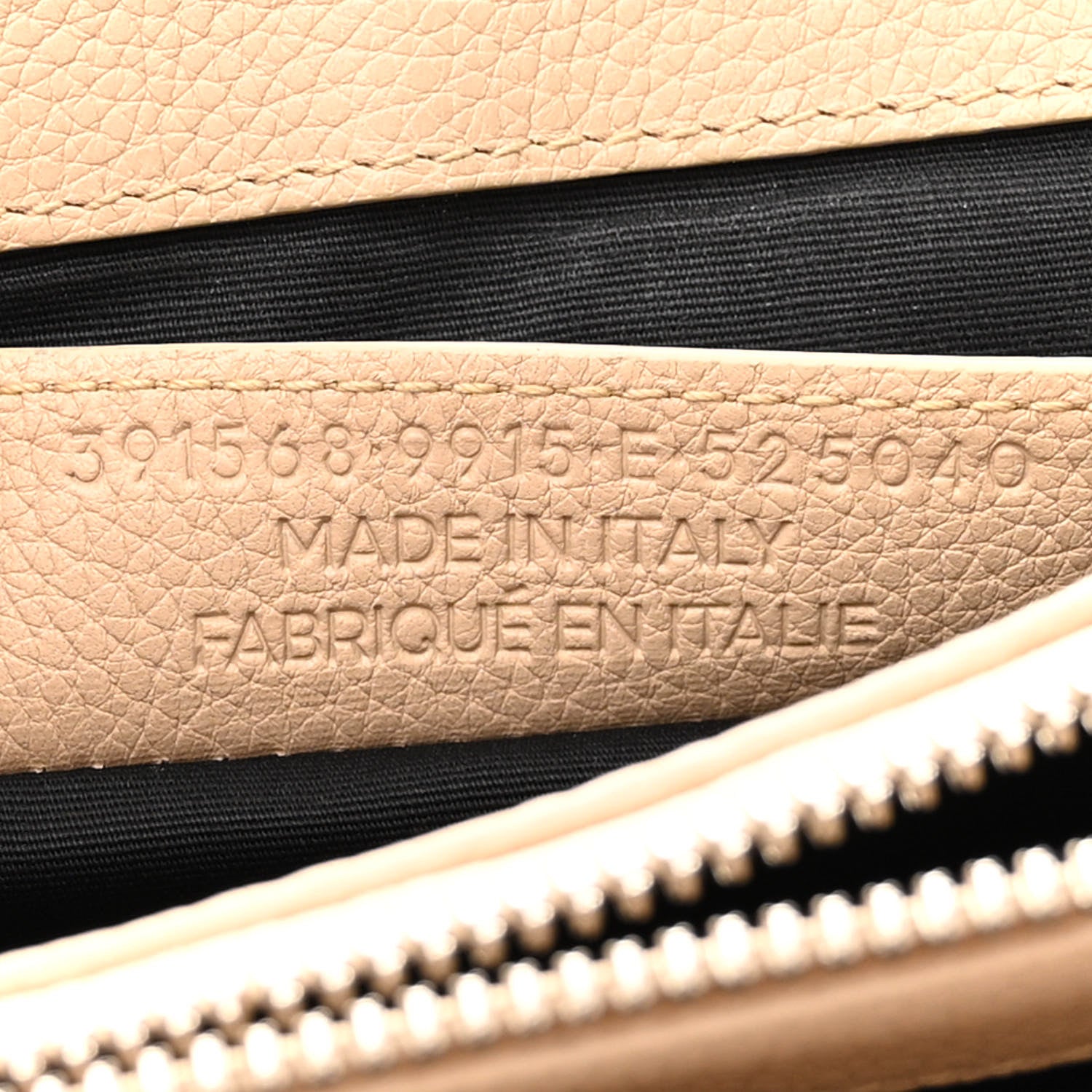 Balenciaga Grained Calfskin Le Dix Small Soft Cartable Beige Seigle 7 of 14